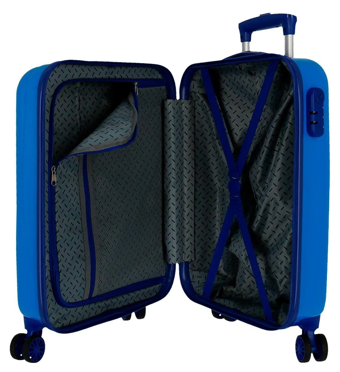 2031721 TROLLEY ABS 55CM.4R. CIRCLE MICKEY AZUL - Image 5