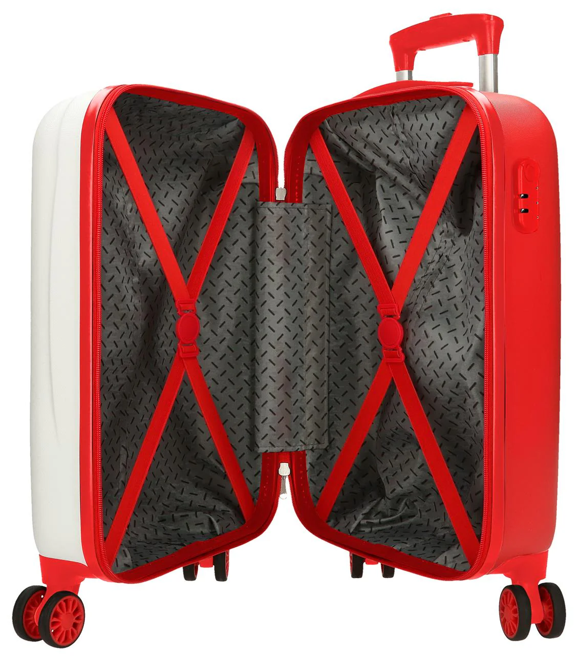 2081342 TROLLEY ABS 50CM. 4R. 101 DALMATAS BLANCO/ROJO - Image 2