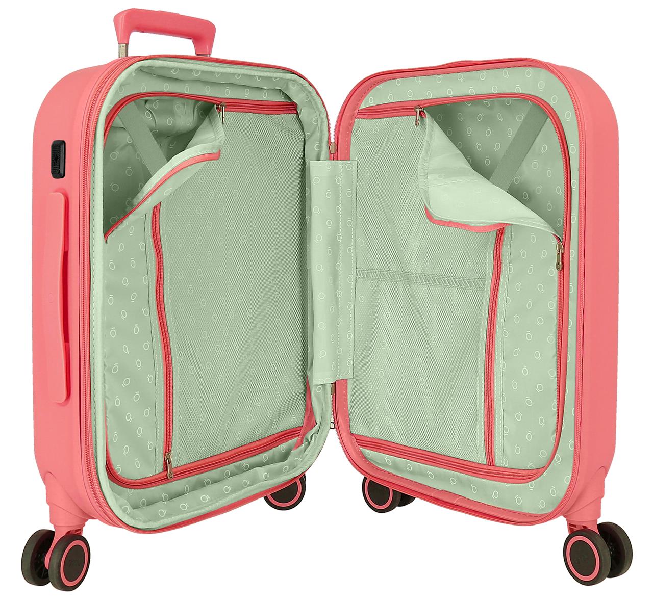 3198641 TROLLEY ABS 55CM.C/EXP. 4R.  STITCH PLAYFUL CORAL - Image 5