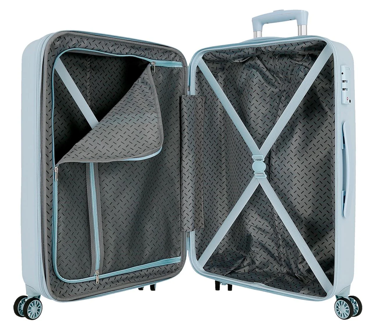 3291441 SET/2 TROLLEY ABS 55-65CM. 4R. STITCH HEARTS AZUL CL - Image 11
