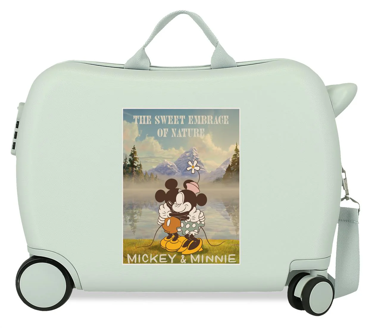 3729822 MALETA INF.ABS 4R.(2 MULTI.) 50CM. MINNIE NATURE