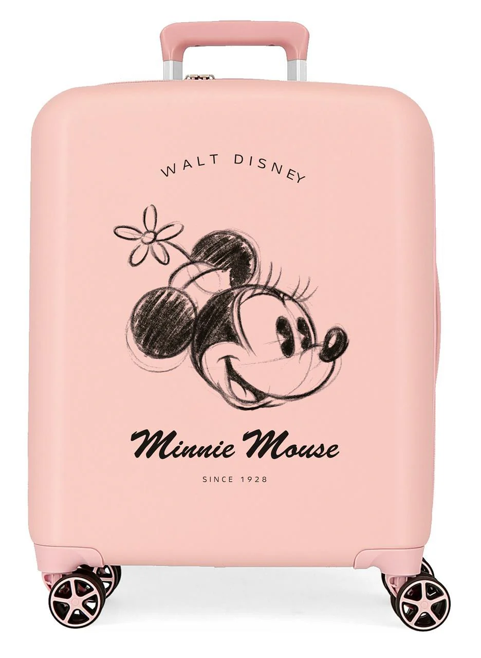 3739322 TROLLEY ABS 55CM.4R. MINNIE YOU ARE MAGIC NUDE