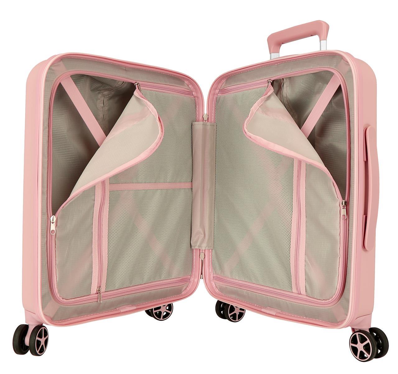 3739724 SET/2 TROLLEY  ABS 55-70CM.4R.MINNIE HEART NUDE - Image 5