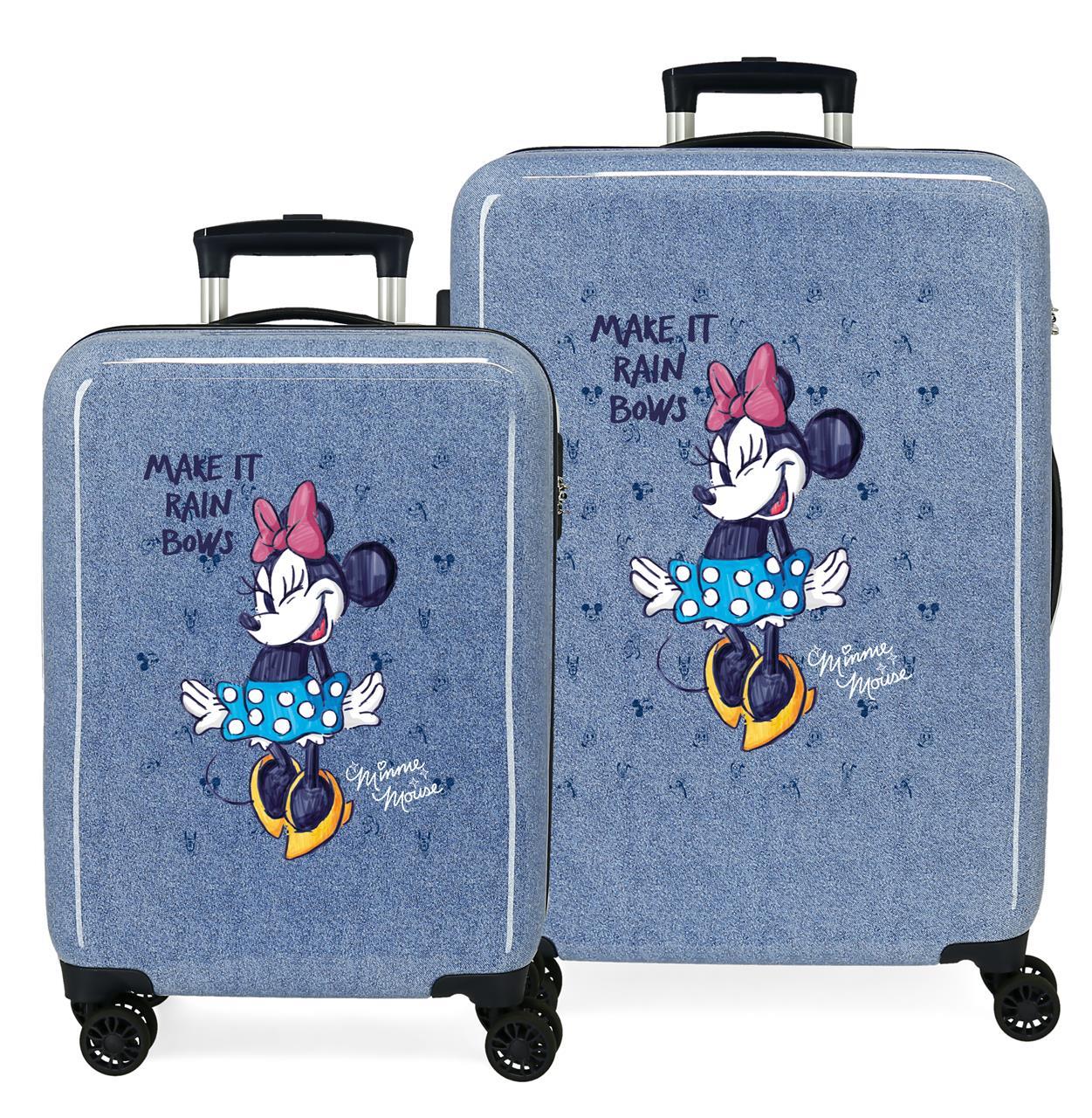 4531921 SET/2 TROLLEY ABS 55-68CM.4R.MINNIE MAKE IT RAIN BO