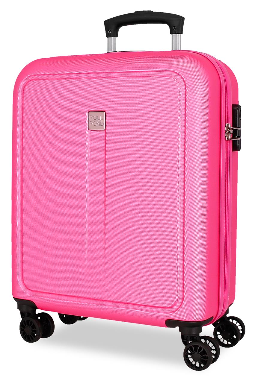 506912E TROLLEY ABS 55CM. 4R. RR CAMBOYA ROSA CLARO