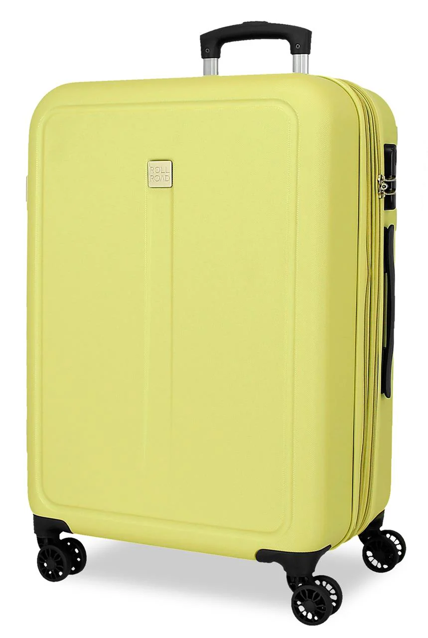 506922F TROLLEY ABS 65CM. C/EXP. 4R. RR CAMBOYA AMARILLO