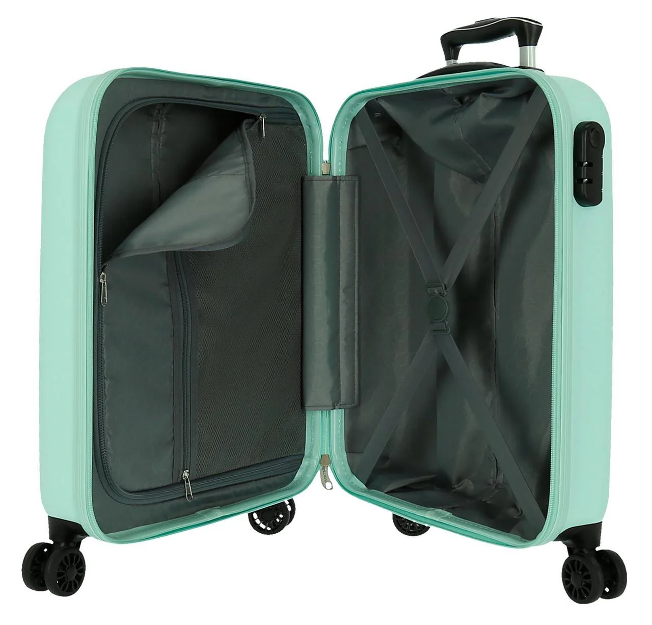 5069525 SET/2 TROLLEY ABS 55-68CM.4R.CAMBOYA TURQUESA - Image 6