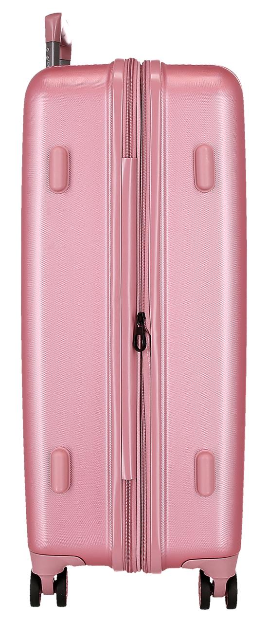 531846D SET/3 TROLLEY ABS 55-68-78CM. C/EXP. 4R. WOOD ROSA - Image 11