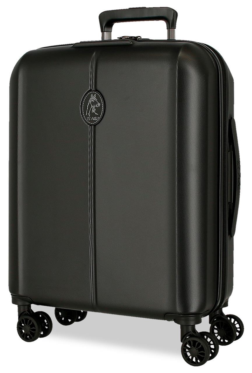 5338721 TROLLEY ABS 55CM. 4R. EL POTRO VERA NEGRO