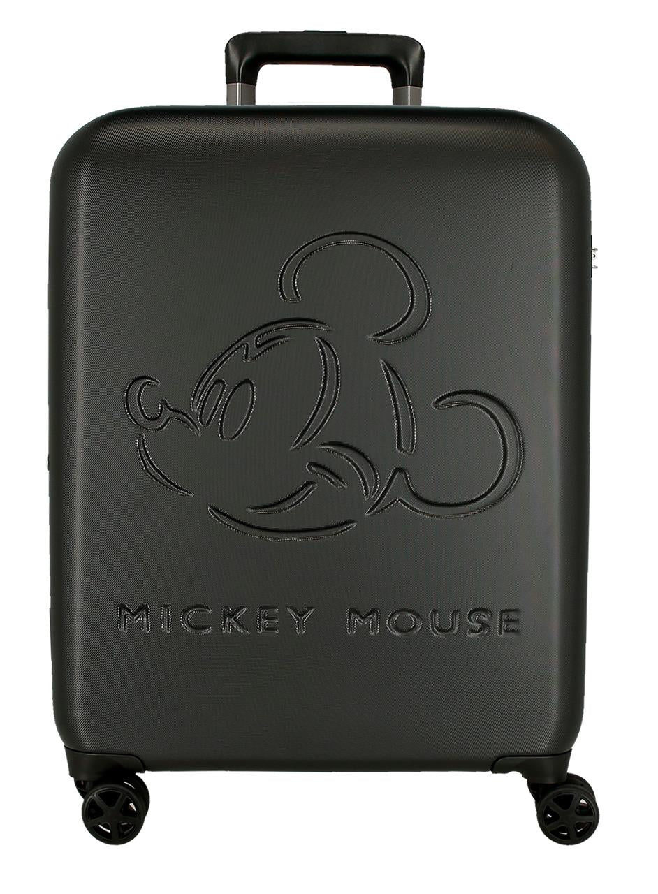 5419121 TROLLEY ABS 55CM. 4R. MICKEY GOOD TRIP NEGRO