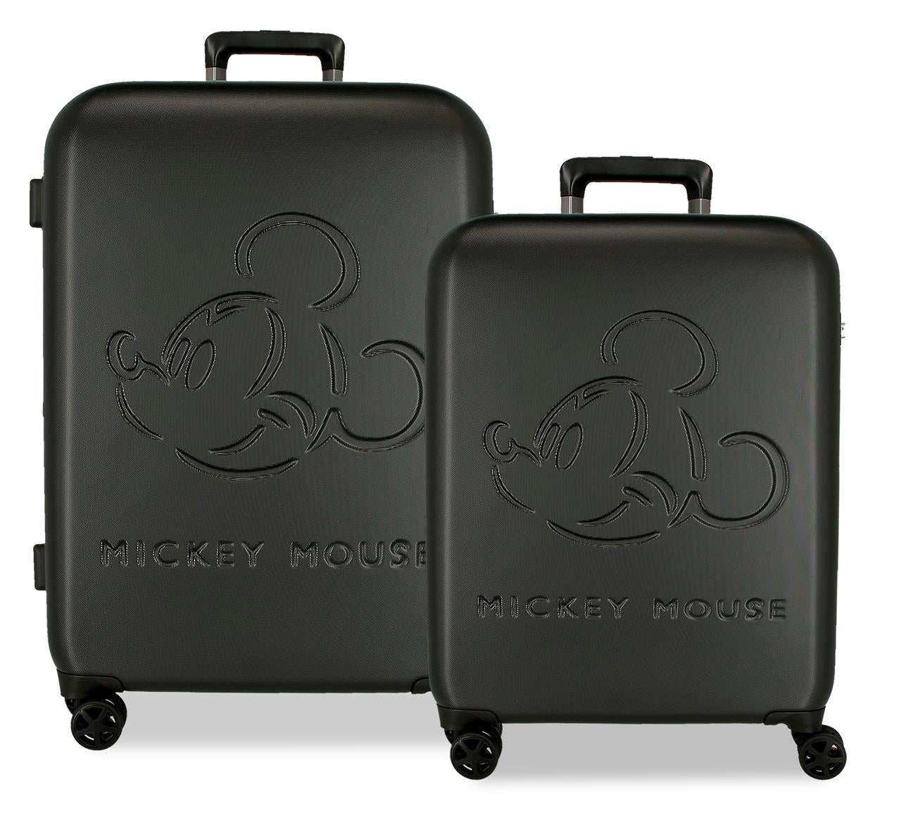 5419521 SET/2 TROLLEY ABS 55-70CM. 4R. MICKEY GOOD TRIP NUDE