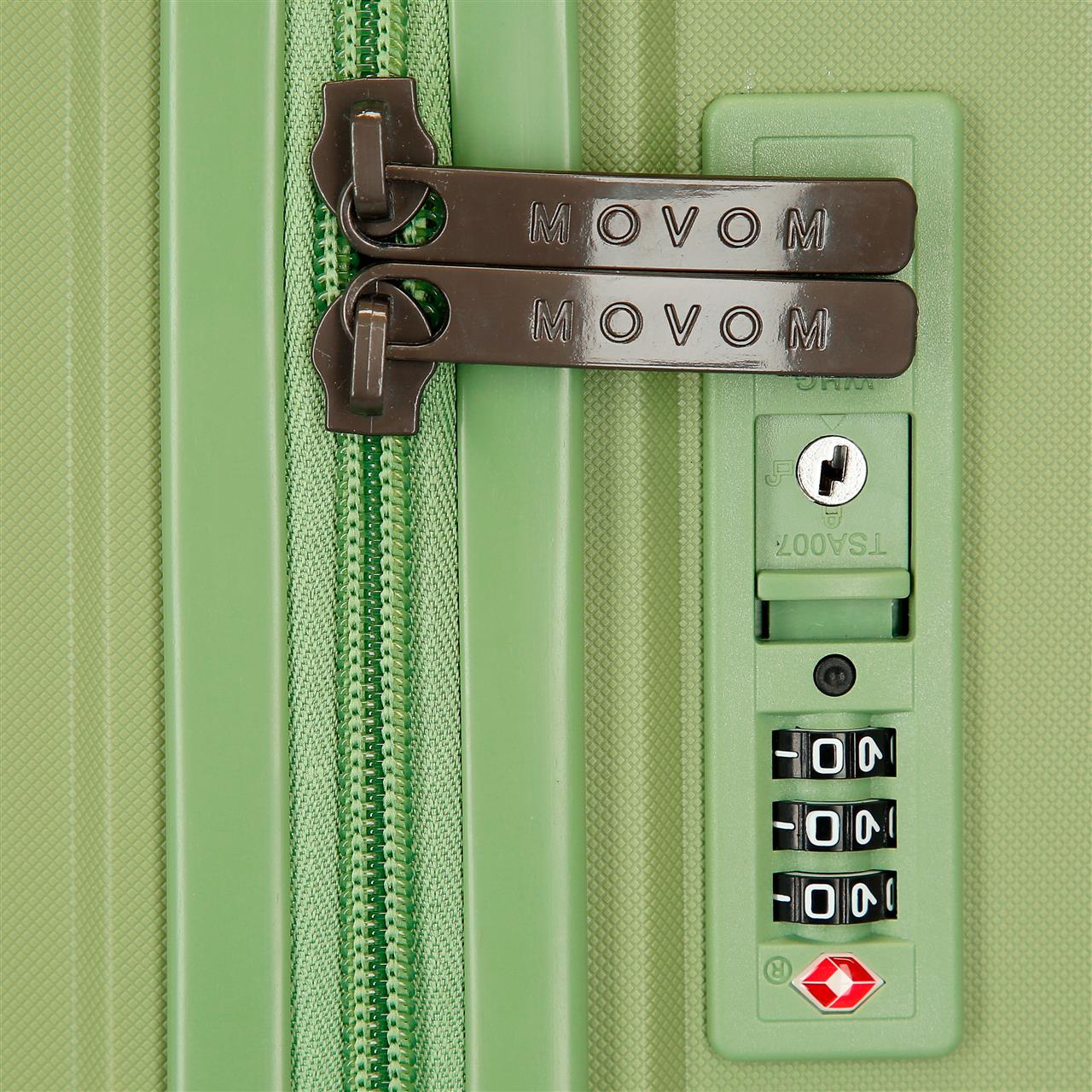 5519424 SET/3 TROLLEY PP. 56-66-76CM. 4R. MOVOM MOON VERDE - Image 13