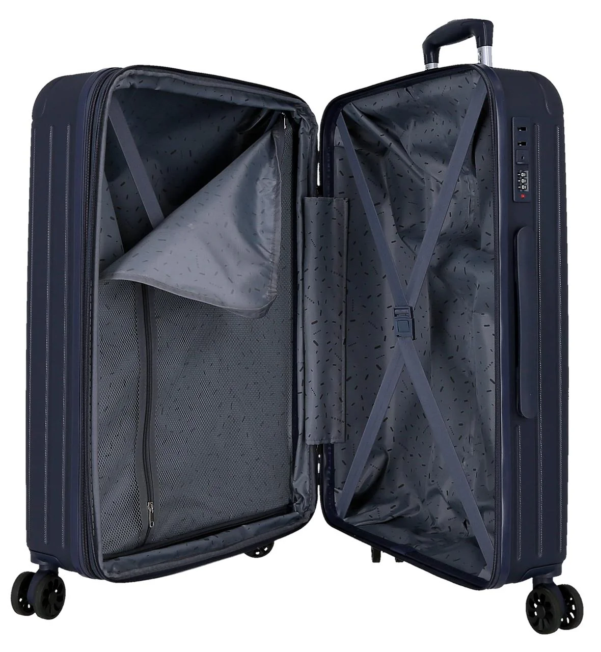 5558421 SET/3 TROLLEY ABS 55-68-78CM. C/EXP. 4R. TIMBER MARI - Image 12