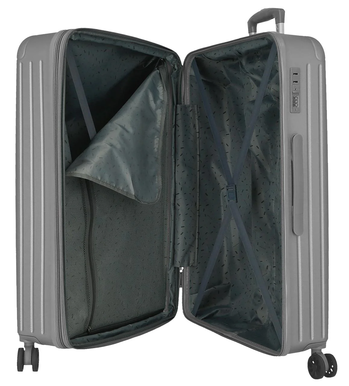 5558422 SET/3 TROLLEY ABS 55-68-78CM. C/EXP. 4R. TIMBER PLAT - Image 12