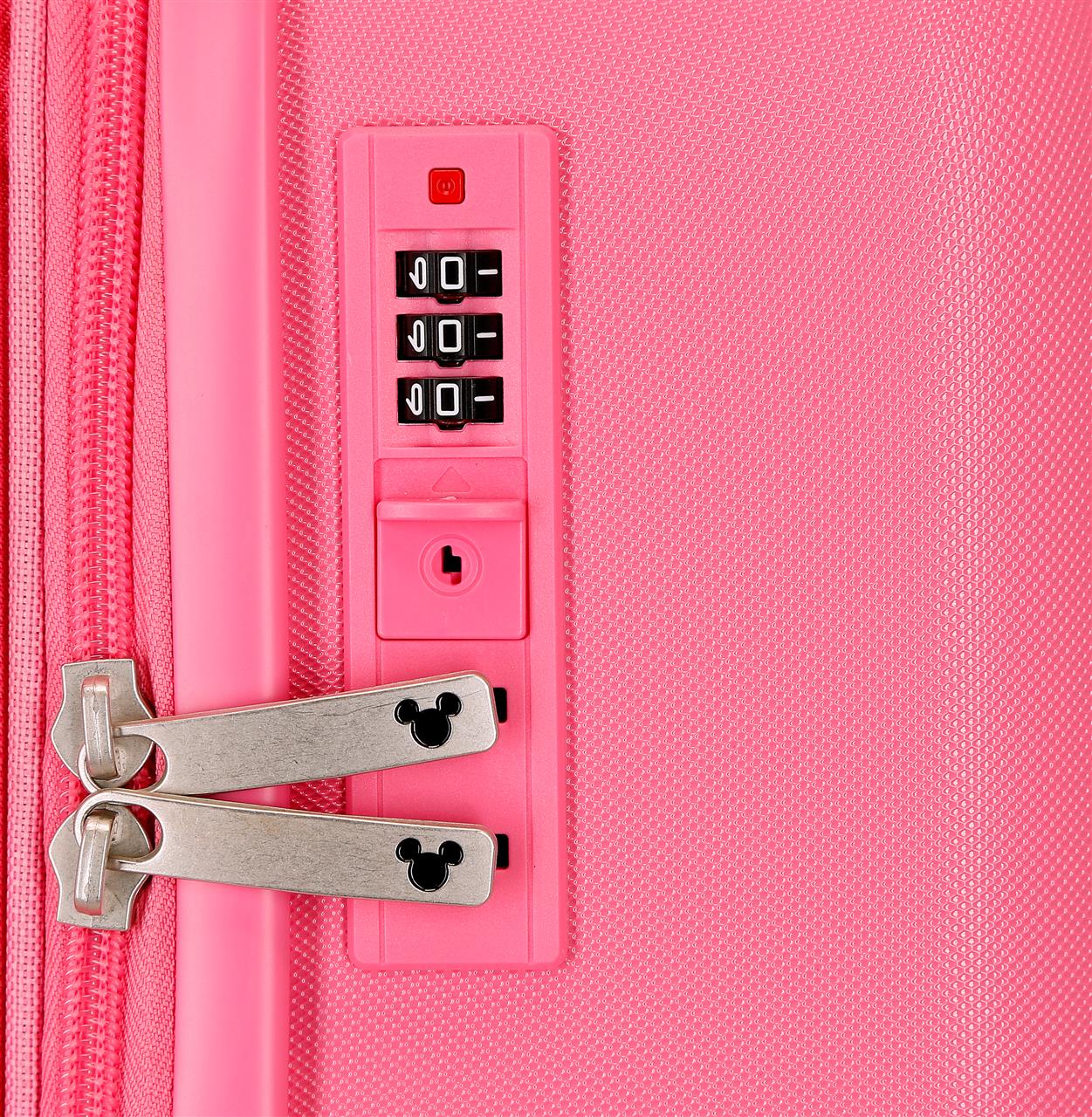 5568521 TROLLEY ABS 55CM. 4R. TRAVELING WITH MINNIE FUCSIA - Image 2