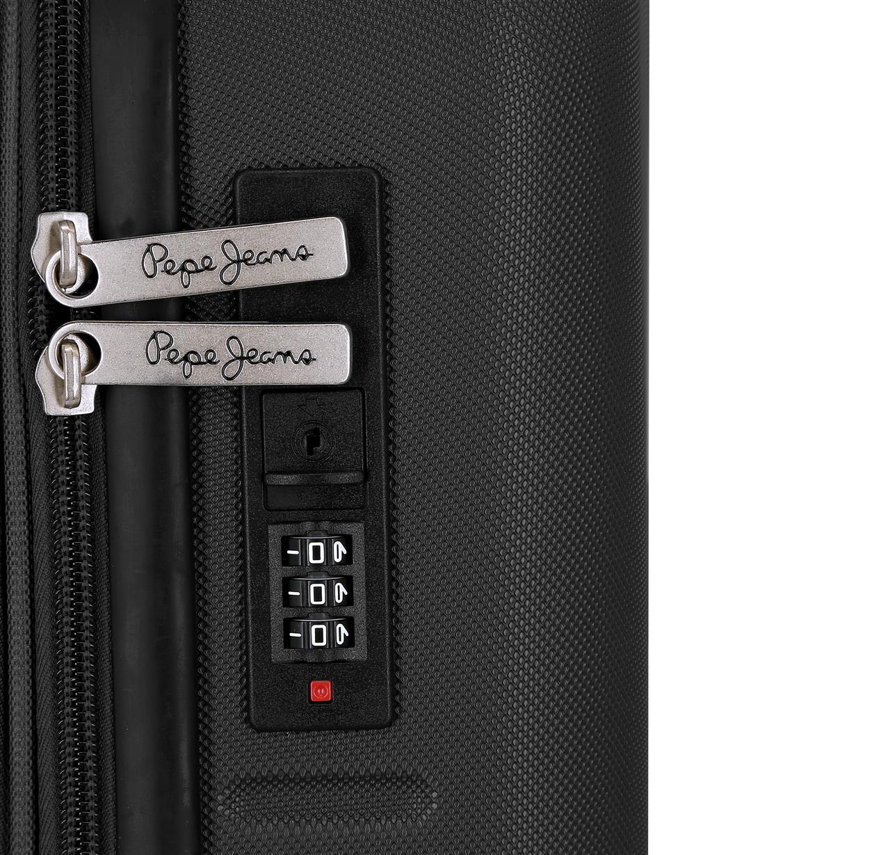6328641 TROLLEY ABS 55CM. C/EXP. 4R. PJL ARIS TRAVEL NEGRO - Image 3