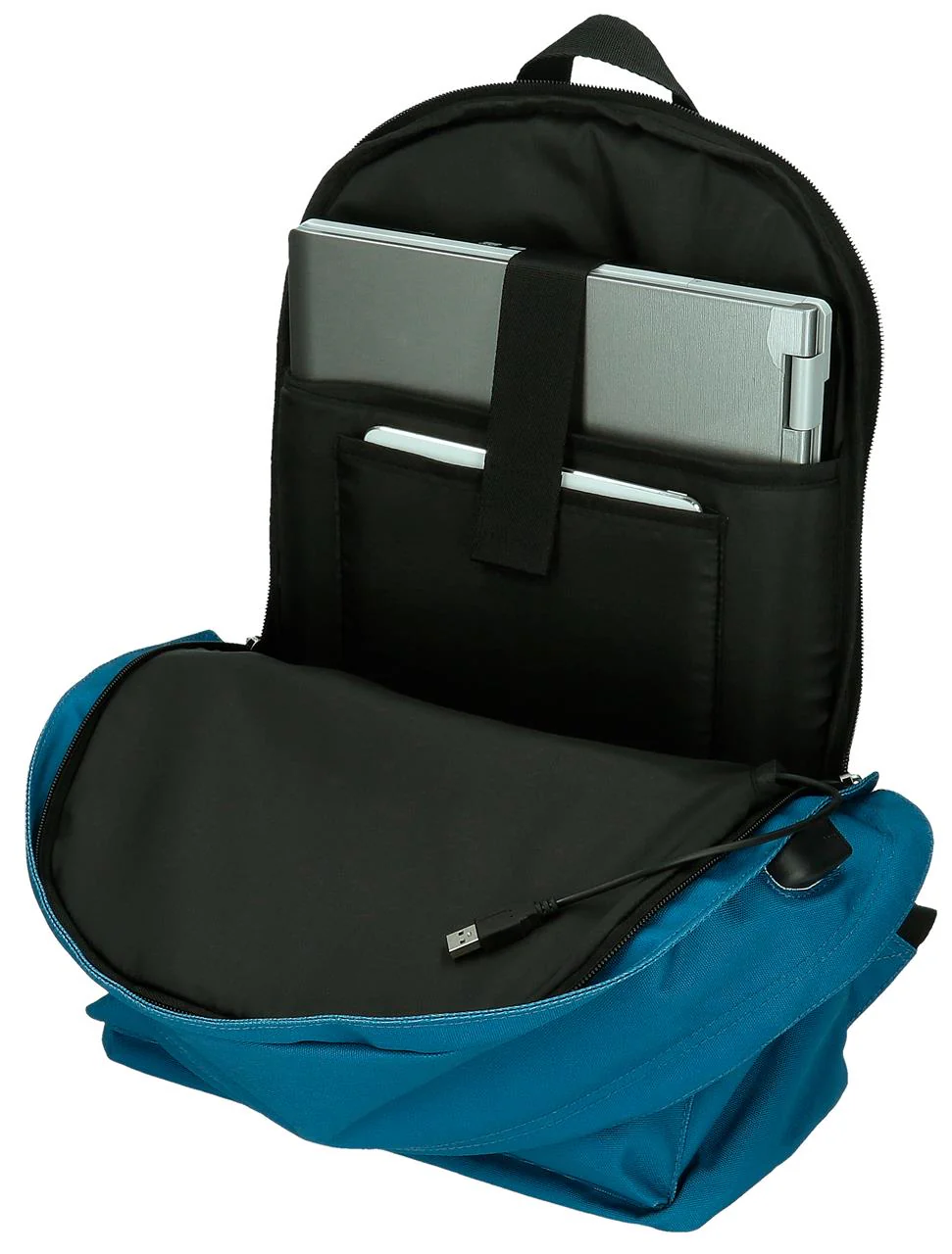 63324A2 MOCHILA PORTAORD. 44CM 2C. PJL ARIS EVERGREEN AZUL - Image 6