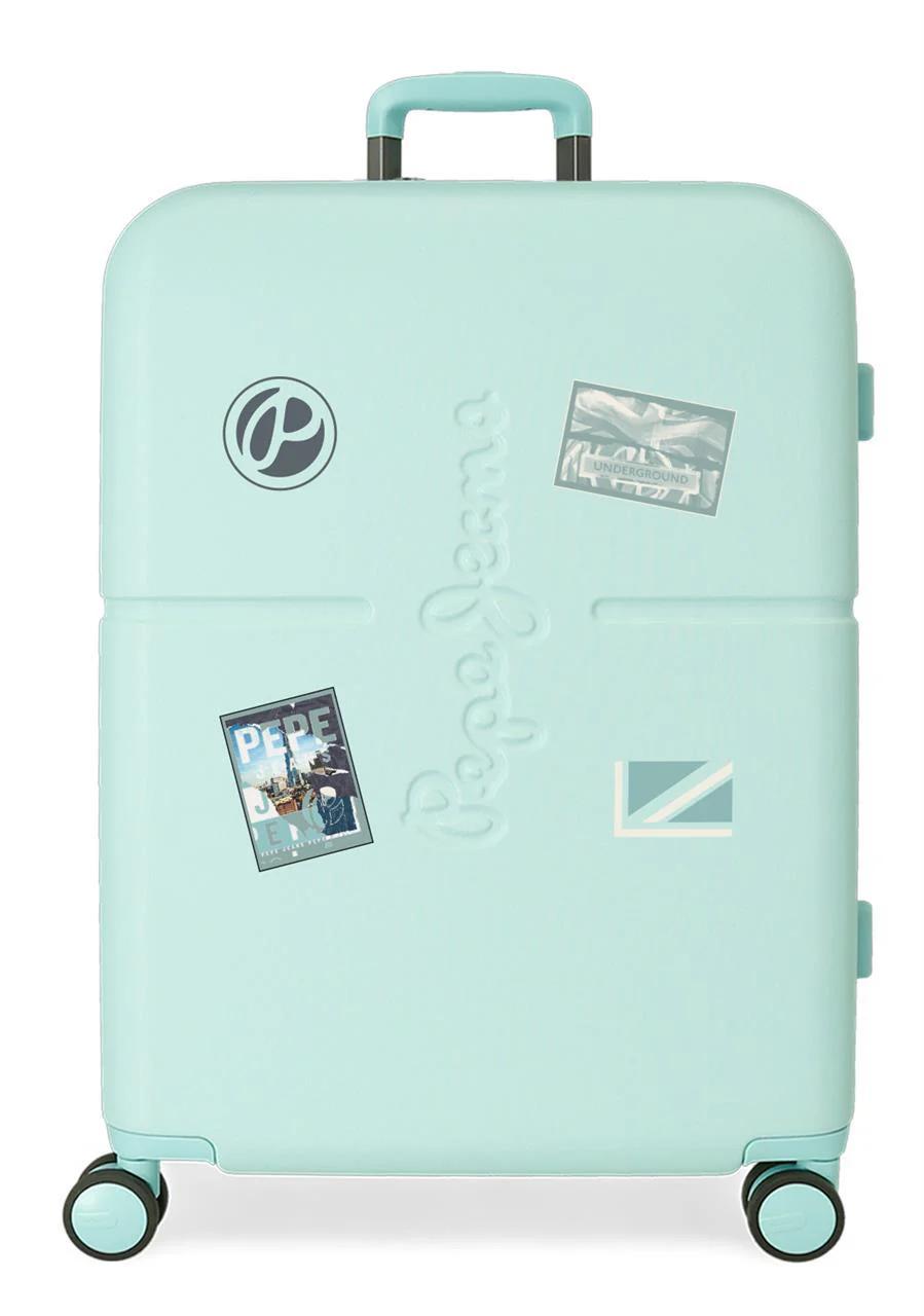 6479225 TROLLEY ABS 70CM. 4R. PJL CHEST TURQUESA