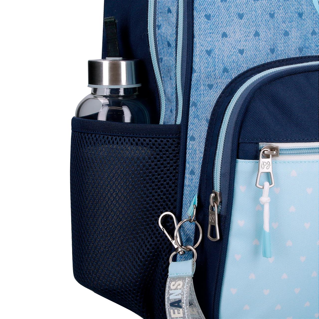 6822922 MOCHILA COMPACT 2R PJL NONI DENIM AZUL CLARO - Image 3
