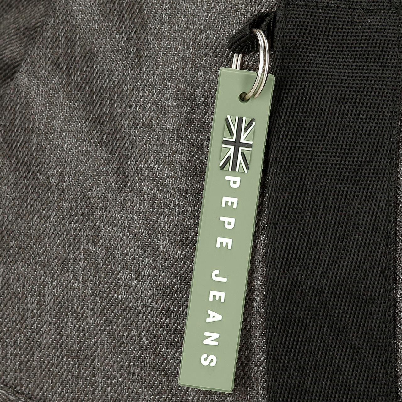 69125T2 MOCHILA ADAP. 45CM 2C. C/CARRO. PJL EDMON GRIS - Image 2