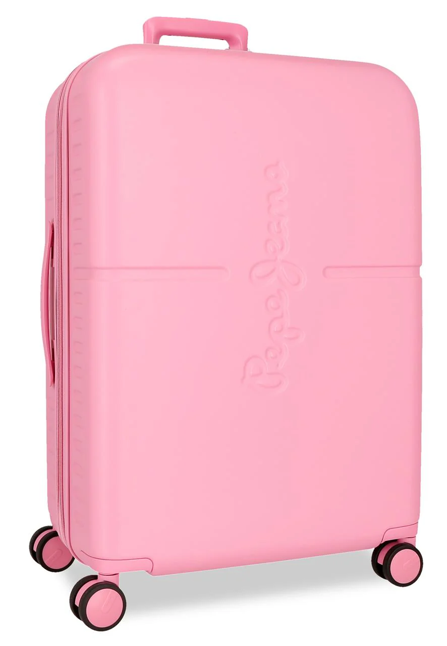 768922E TROLLEY ABS 70CM. C/EXP. 4R. PJL HIGHLIGHT ROSA