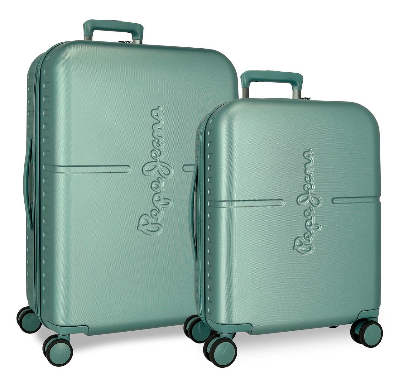 768952B SET/2 TROLLEY ABS 55-70CM. 4R. PJL HIGHLIGHT TURQUES