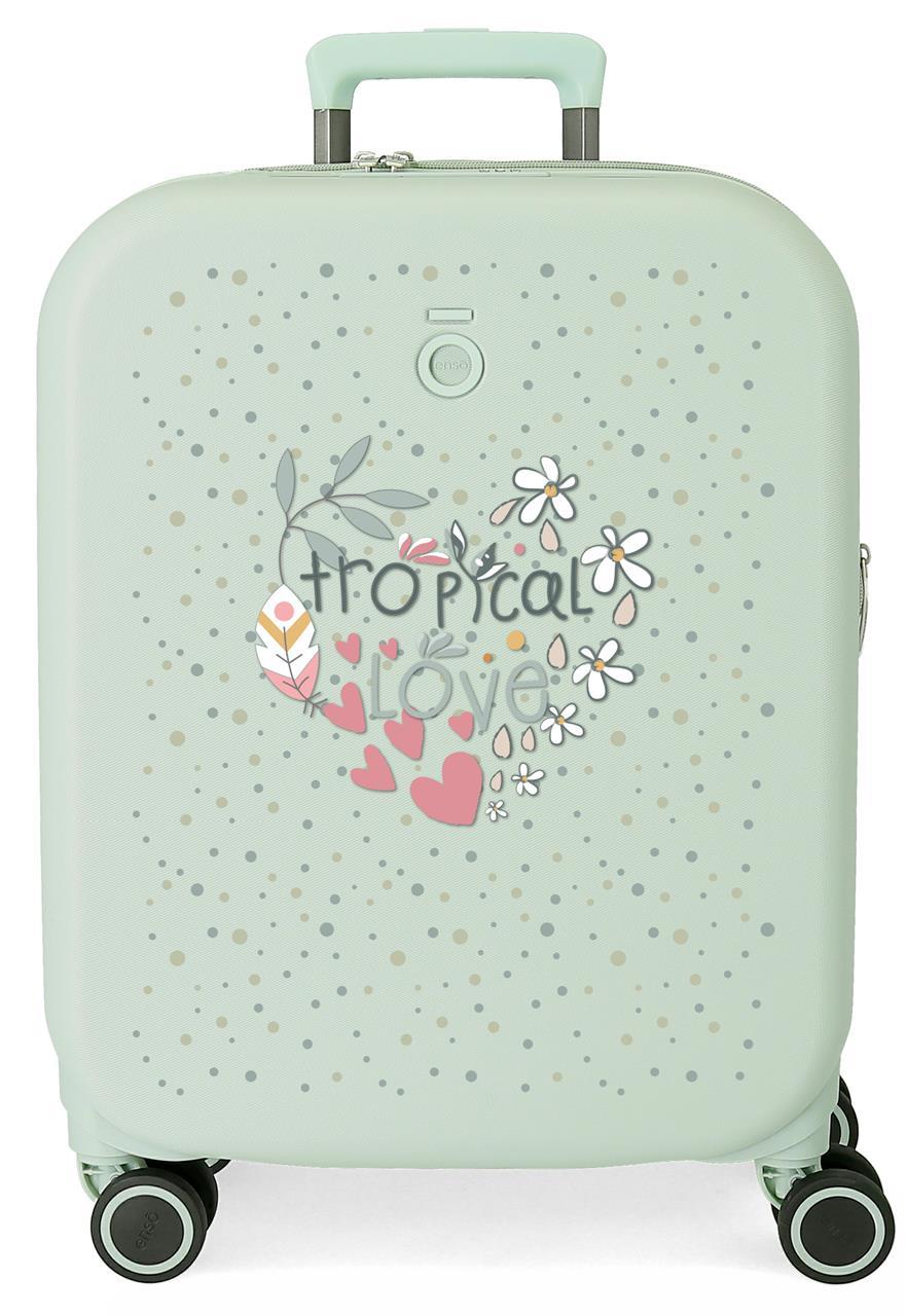 9649124 TROLLEY ABS 55CM. 4R. ENSO TROPICAL LOVE