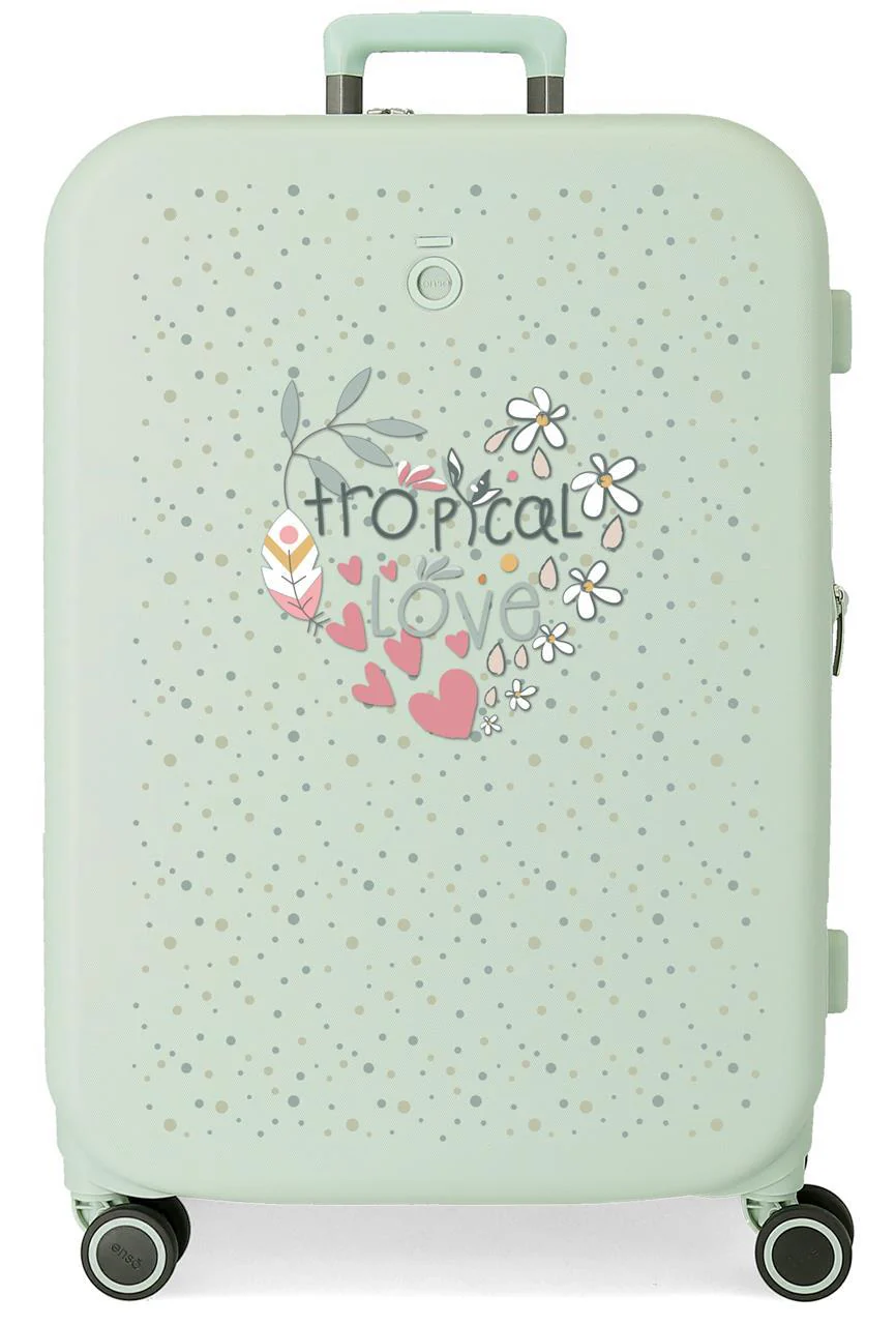 9649224 TROLLEY ABS 70CM. 4R. ENSO TROPICAL LOVE