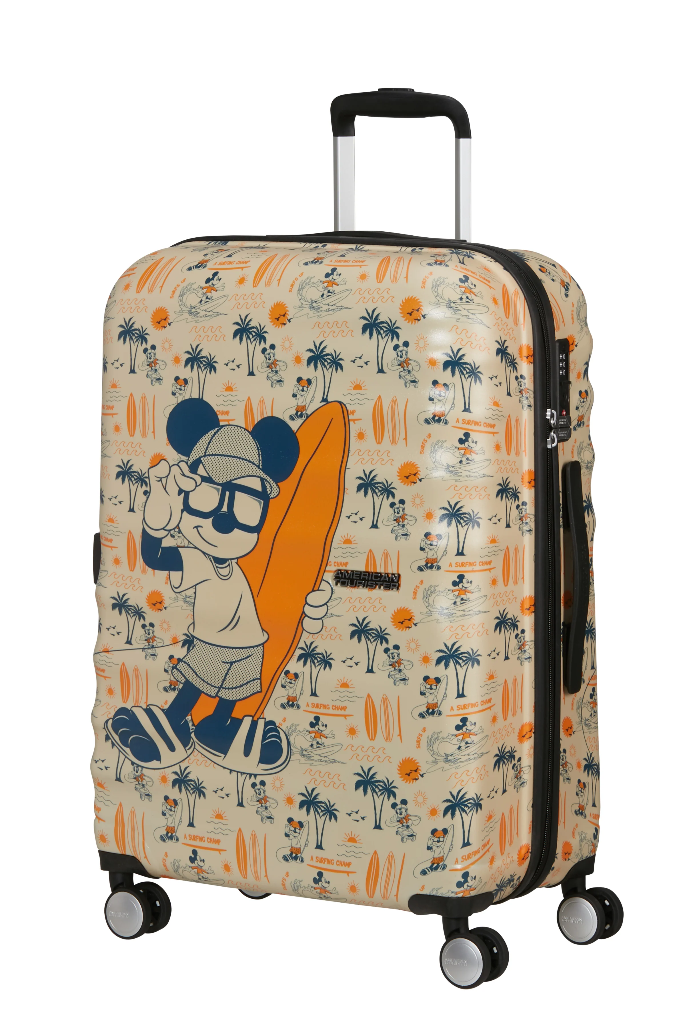 AMERICAN TOURISTER maleta mediana 67cm WABREAKER Mickey super surfer