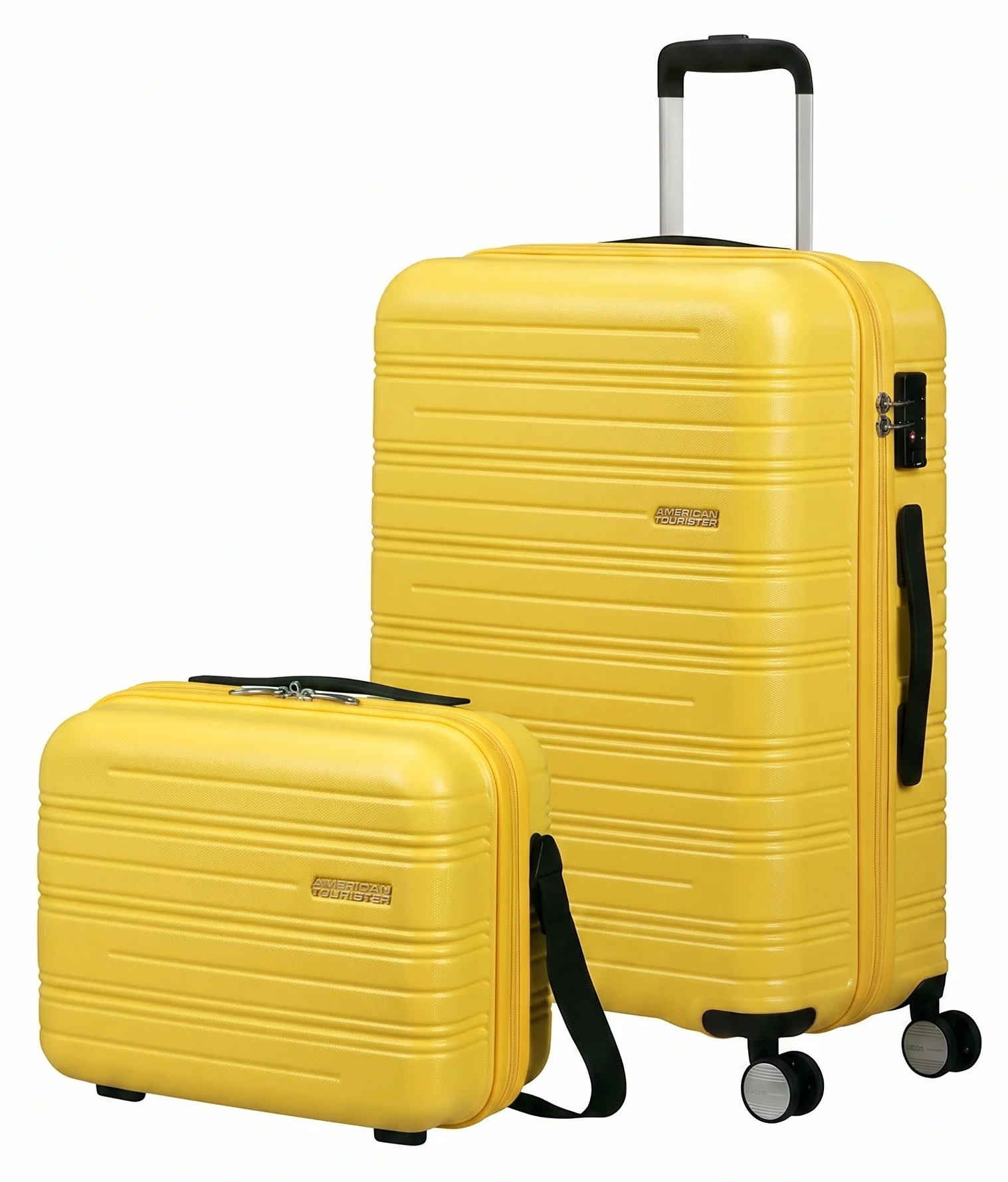 AMERICAN TOURISTER SET DE MALETA MEDIANA Y NECESER RIGIDO HIGH TURN - Image 3