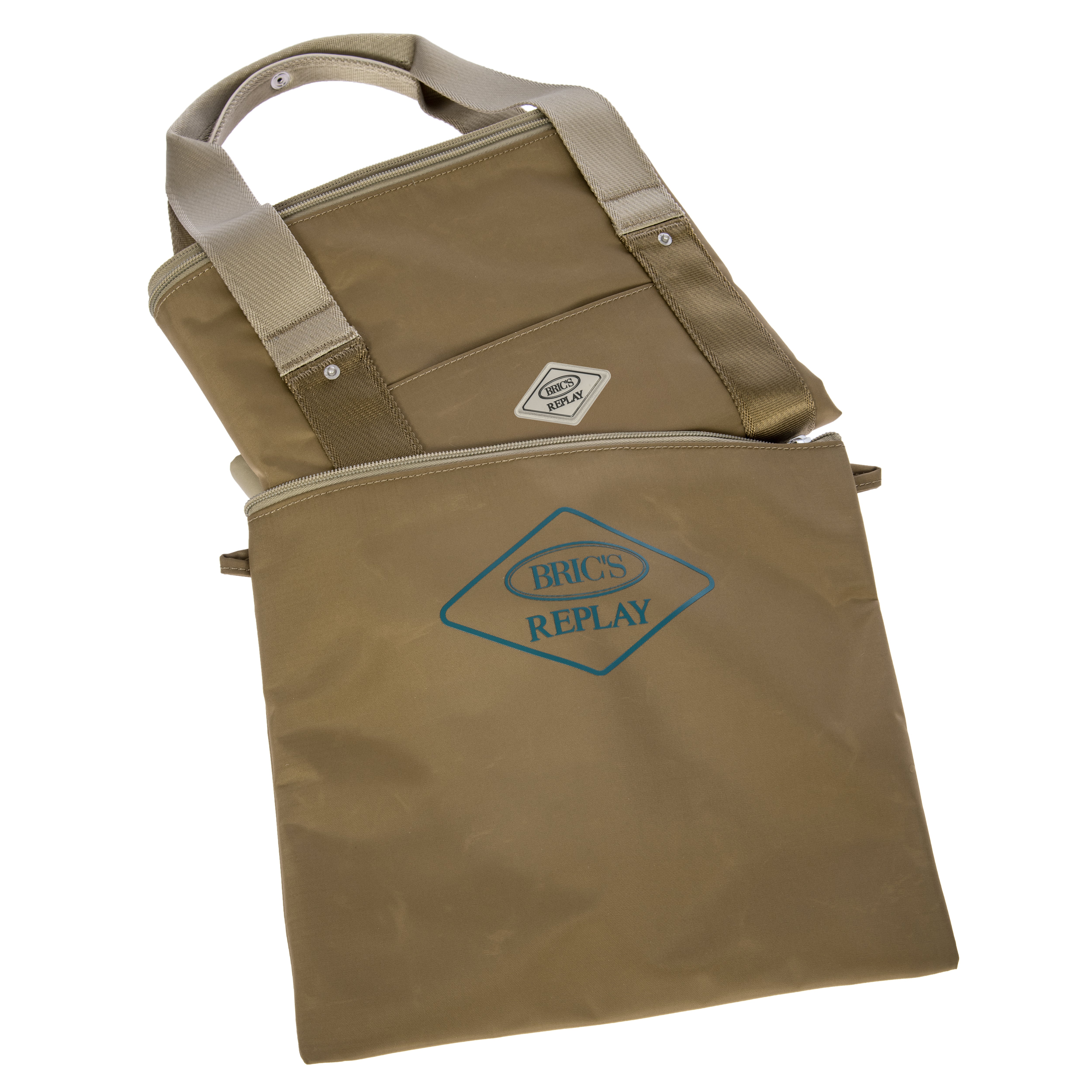 BRIC´S BOLSA DE VIAJE MEDIANA 2 EN 1 EN TEJIDO RECICLADO REPLAY - Image 7