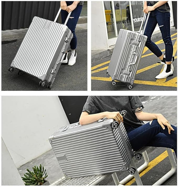 GREENWICH Maleta 100%  ALUMINIO Praga  Grande 77CM - Image 17