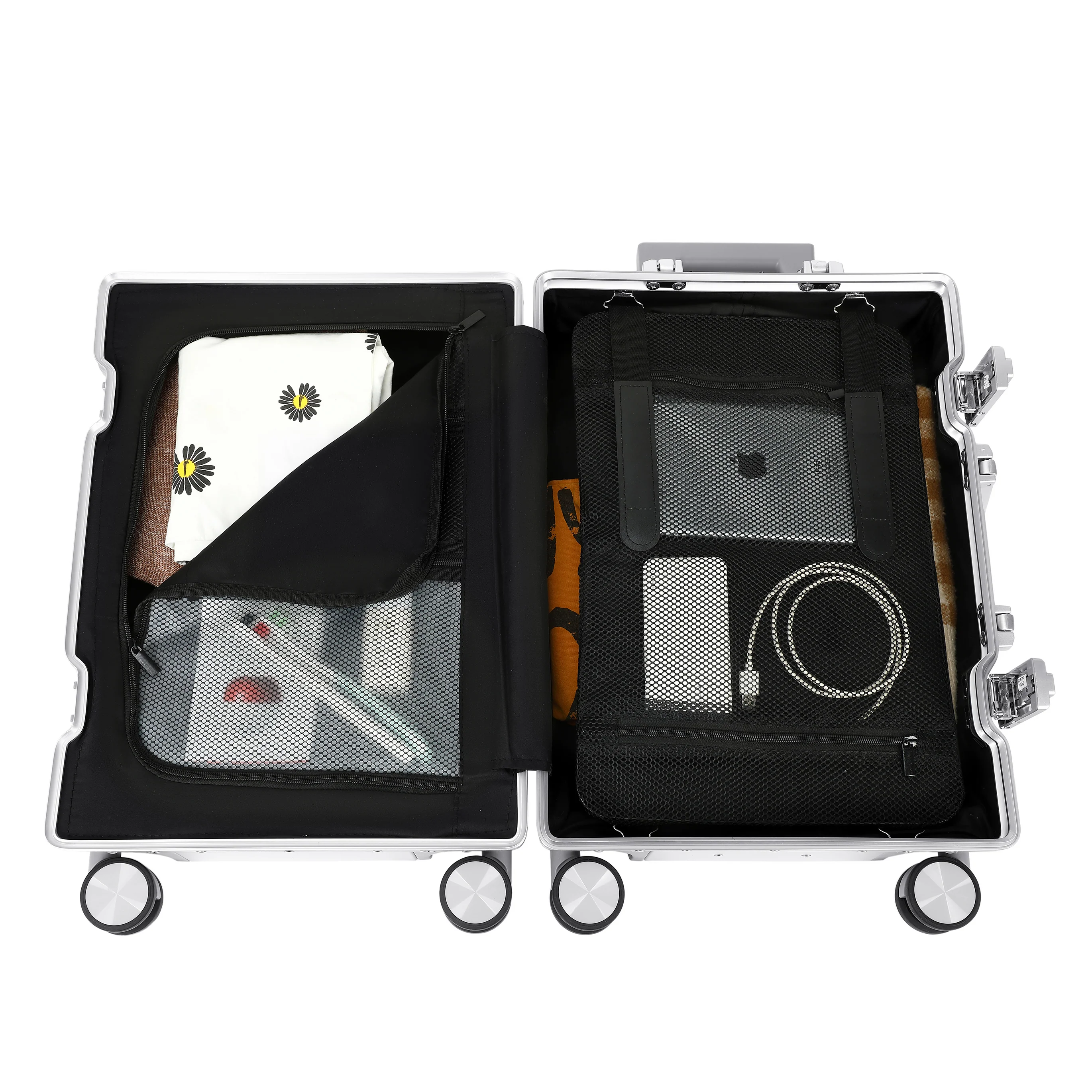 GREENWICH Maleta de cabina de Aluminio 100% MIAMI 55cm - Image 11