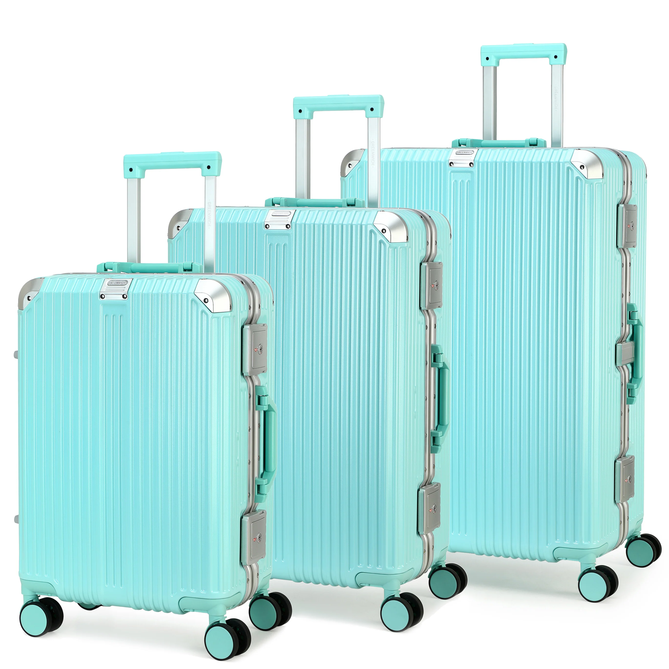 GREENWICH Set de Maletas ALUMINIO FRAME 58cm/69cm/78cm DOHA - Image 59