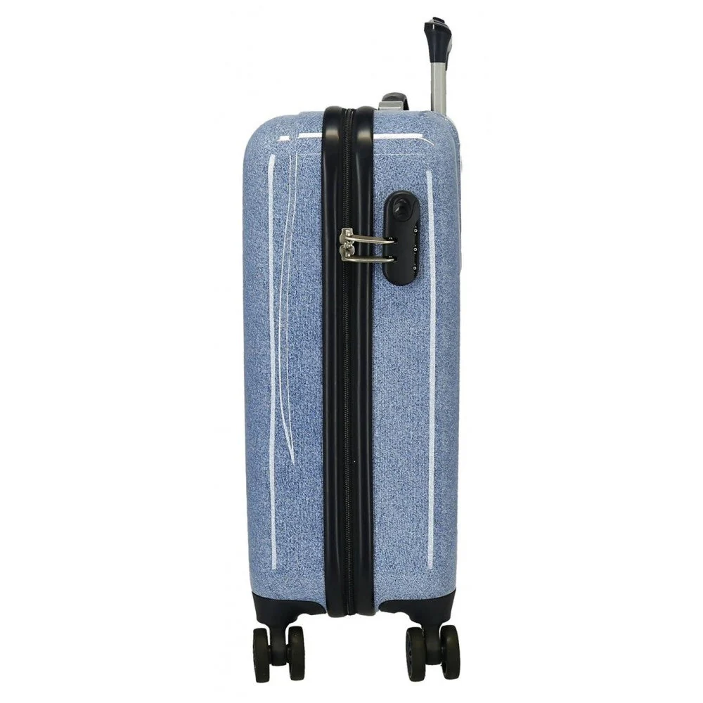 Maleta de cabina Pepe Jeans Lena rígida 55 cm denim - Image 8