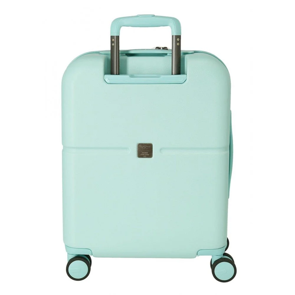 Maleta de cabina Pepe Jeans Nerea turquesa rígida 55cm - Image 2