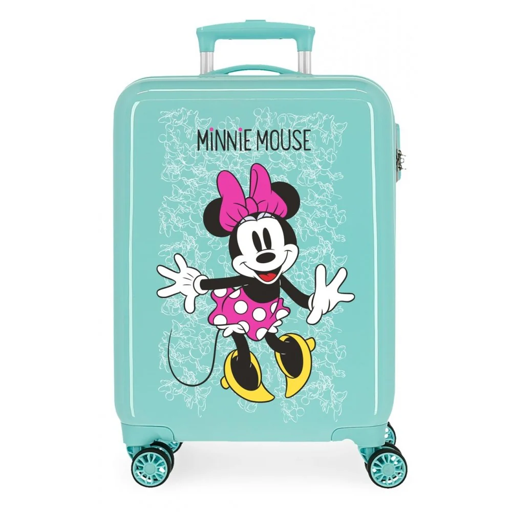 Maleta de cabina rígida Minnie Enjoy the Day Dots
