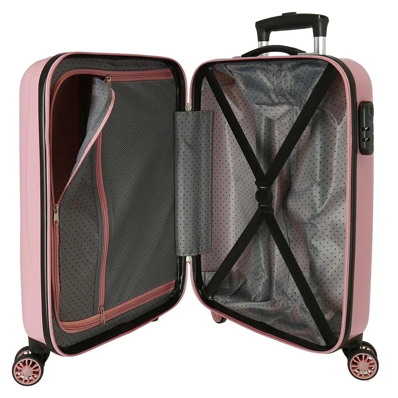Maleta de Cabina Roll Road One World rígida 55cm nude - Image 4