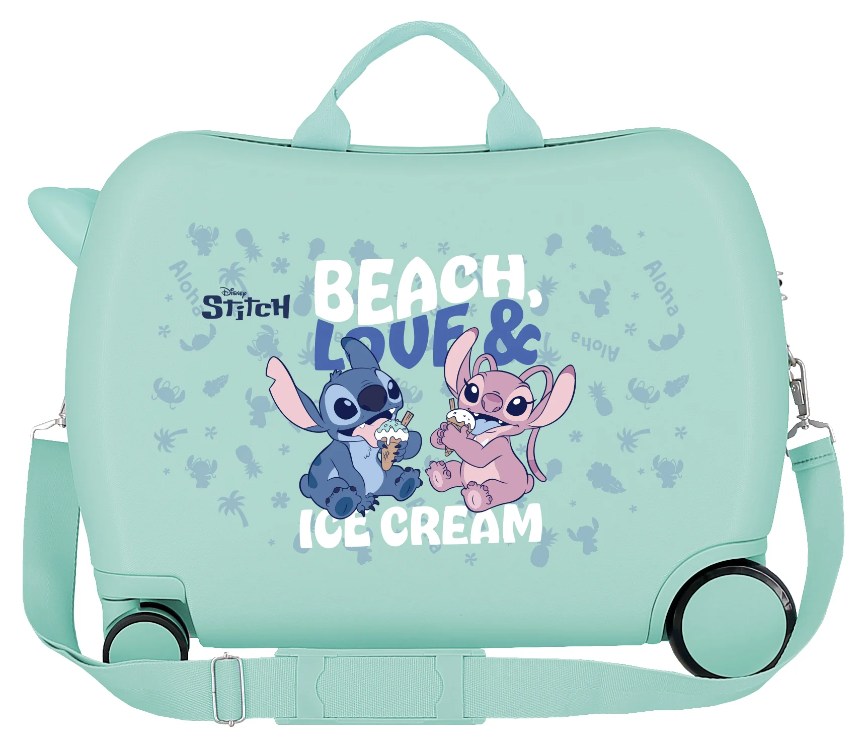 MALETA INF.ABS 4R.(2 MULTI.) 45CM. STITCH BEACH&LOVE TURQUES - Image 2