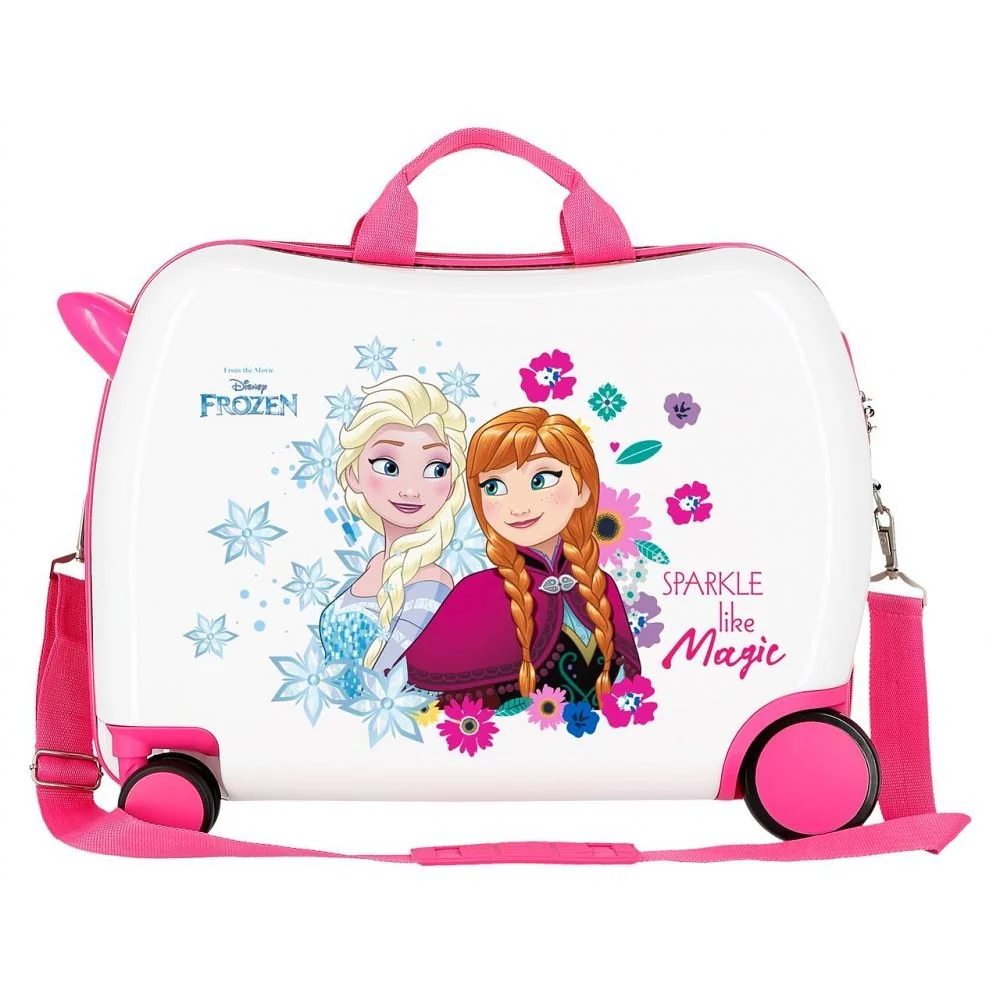 Maleta infantil 2 ruedas multidireccionales Sparkle Frozen - Image 2