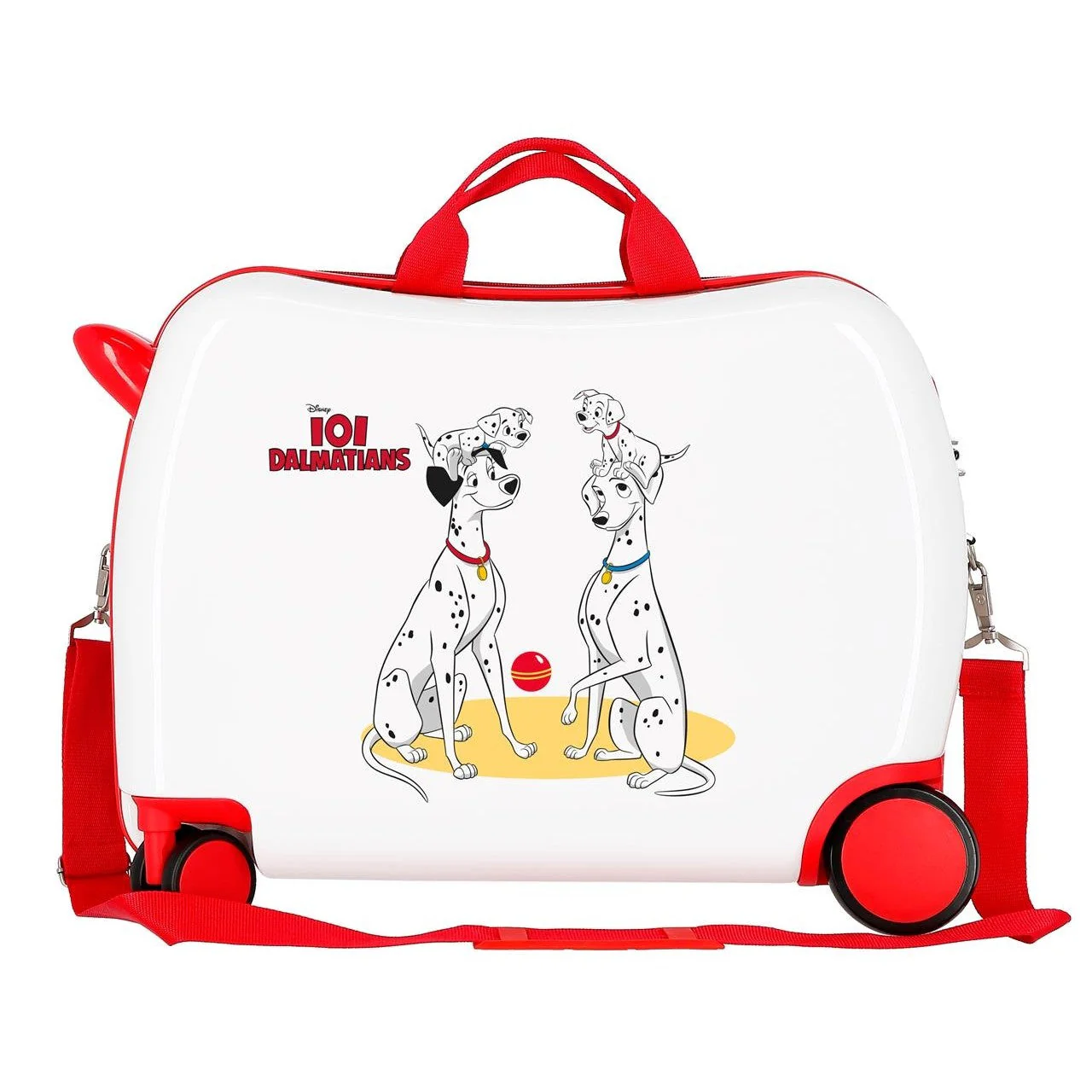 Maleta infantil DISNEY 2 ruedas multidireccionales DALMATIANS FAMILY - Image 6