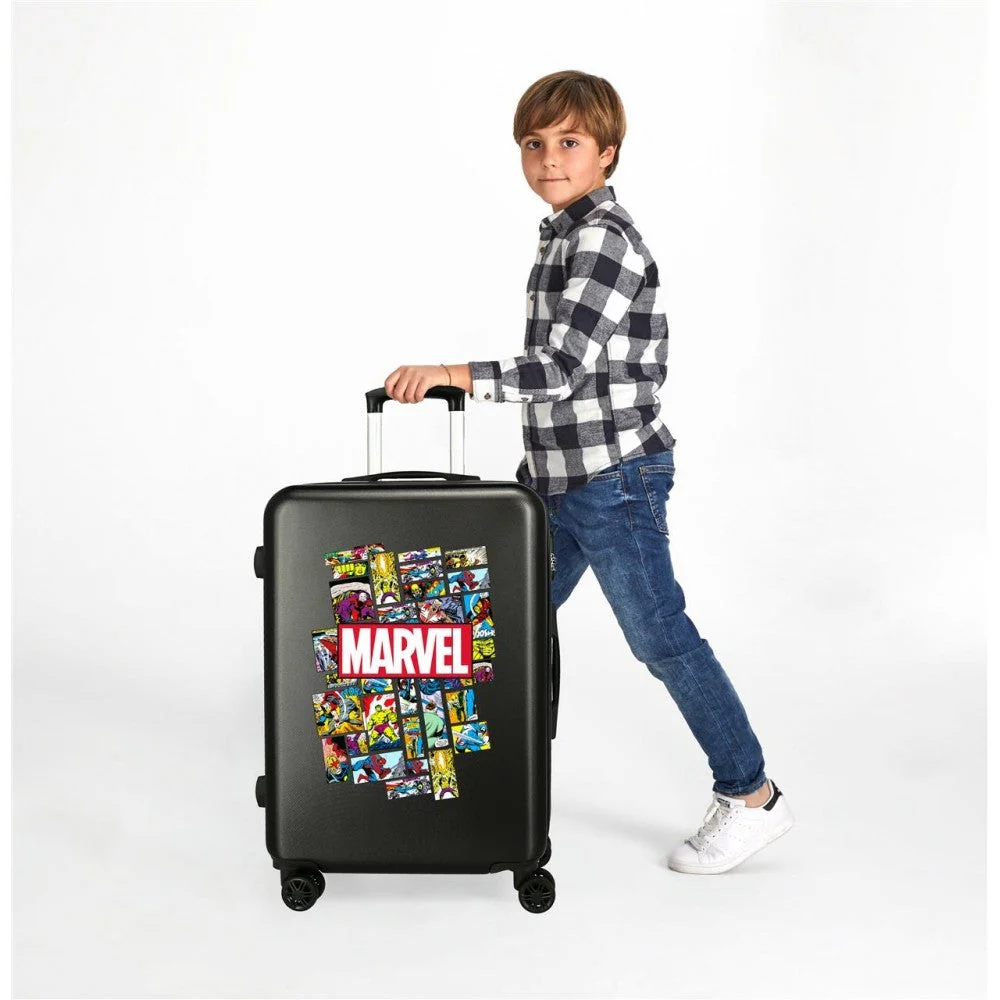 Maleta Mediana Comic Marvel rígida 68cm Negro - Image 9