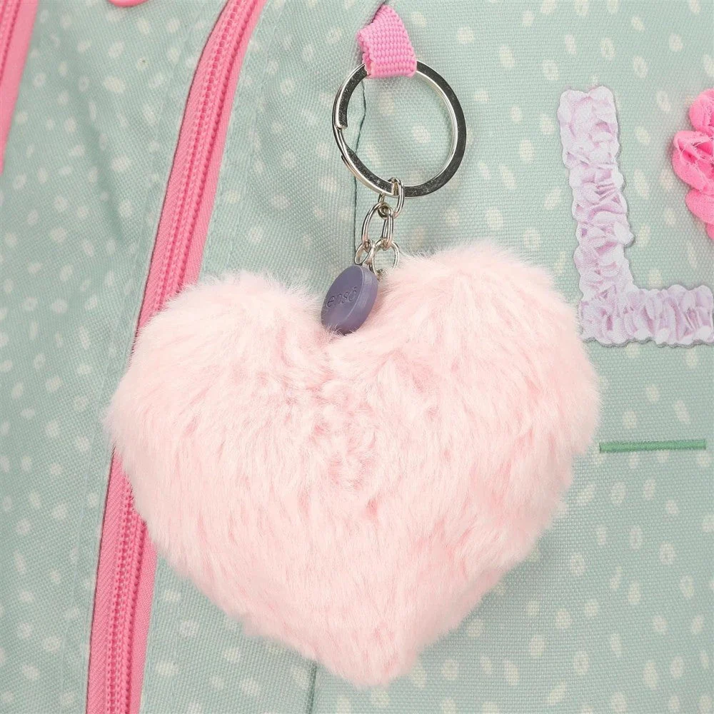Mochila Enso Love ice cream doble compartimento con carro - Image 4