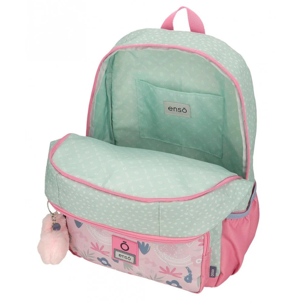 Mochila Enso Love ice cream doble compartimento con carro - Image 6