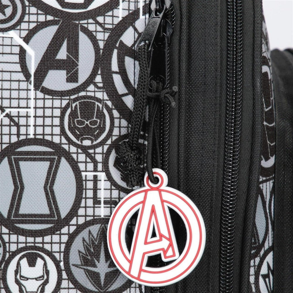 Mochila Escolar Avengers Heroes 38cm con carro - Image 2