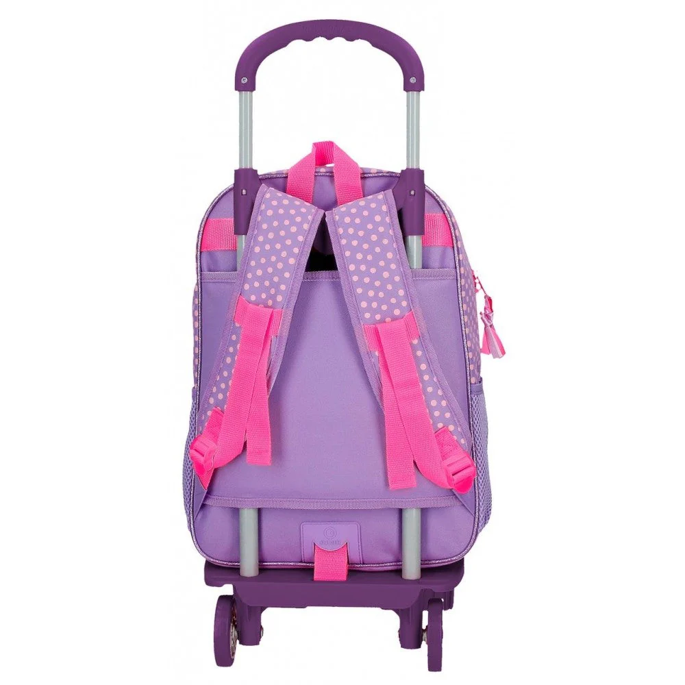 Mochila escolar  Minnie Today is my day con carro 40 cm - Image 4