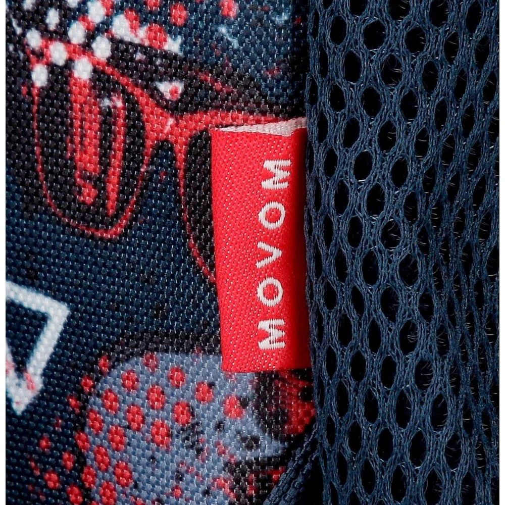 Mochila escolar Movom Free time adaptable dos compartimento 46 cm - Image 7