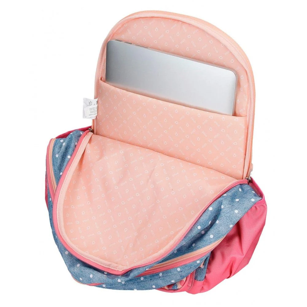 Mochila porta ordenador Enso Little Dreams  dos compartimentos con carro - Image 8