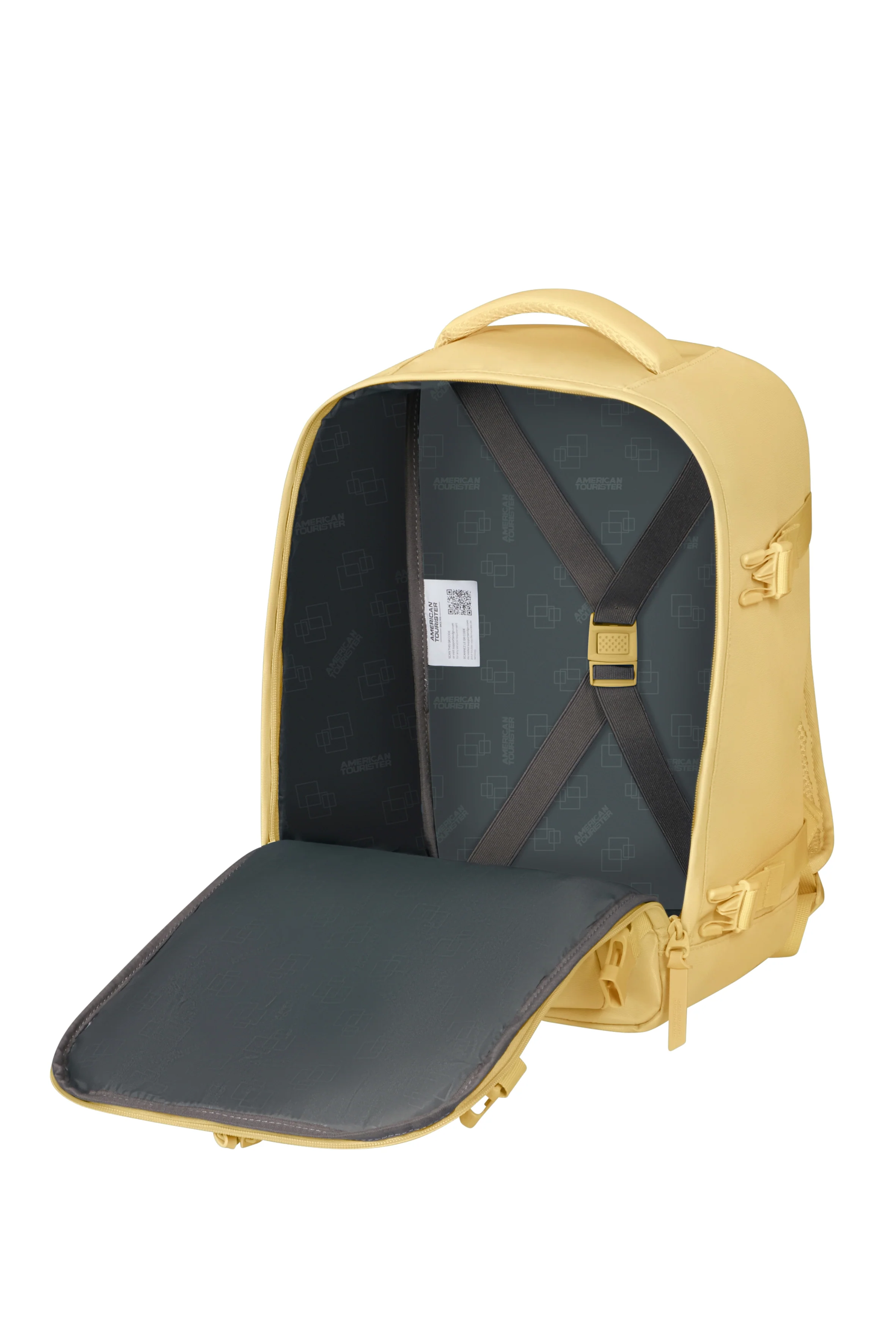 Pack Maleta mediana SoundBox + Mochila Take2cabin de American Tourister - Amarillo pastel - Image 12