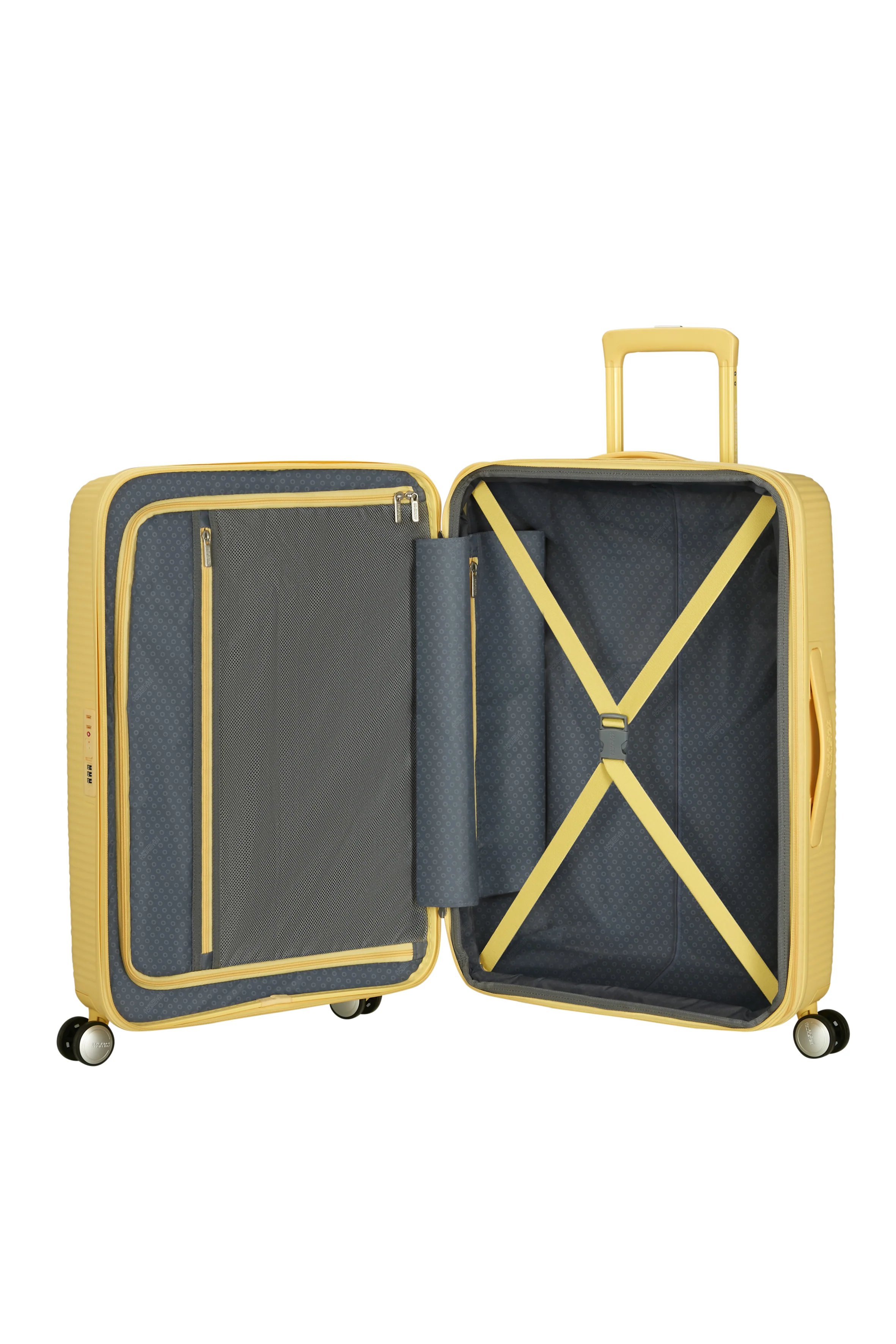 Pack Maleta mediana SoundBox + Mochila Take2cabin de American Tourister - Amarillo pastel - Image 4